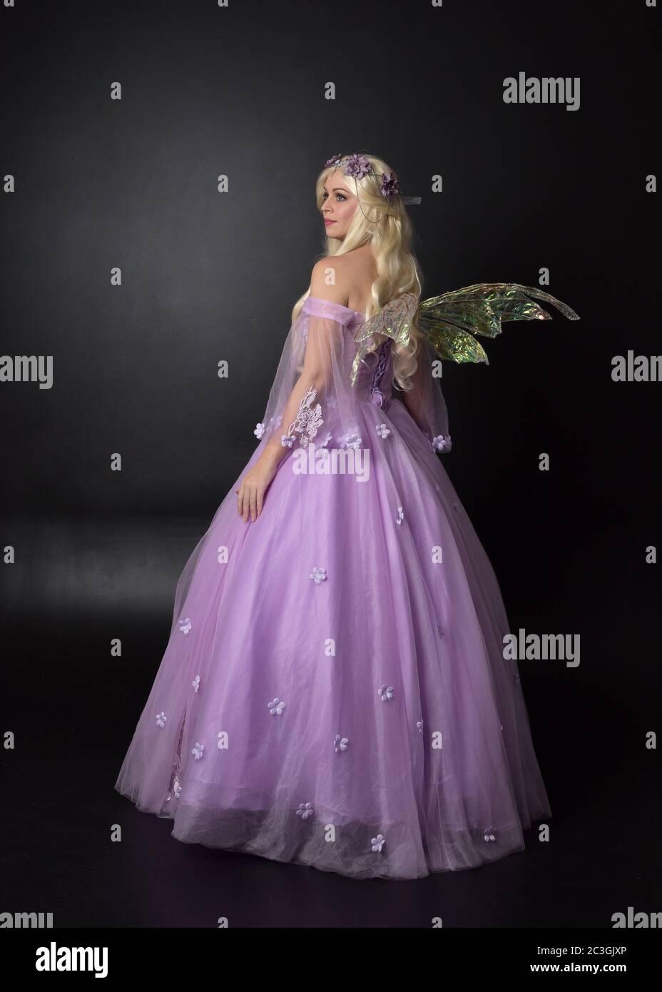 Evening ball gown hi-res stock 