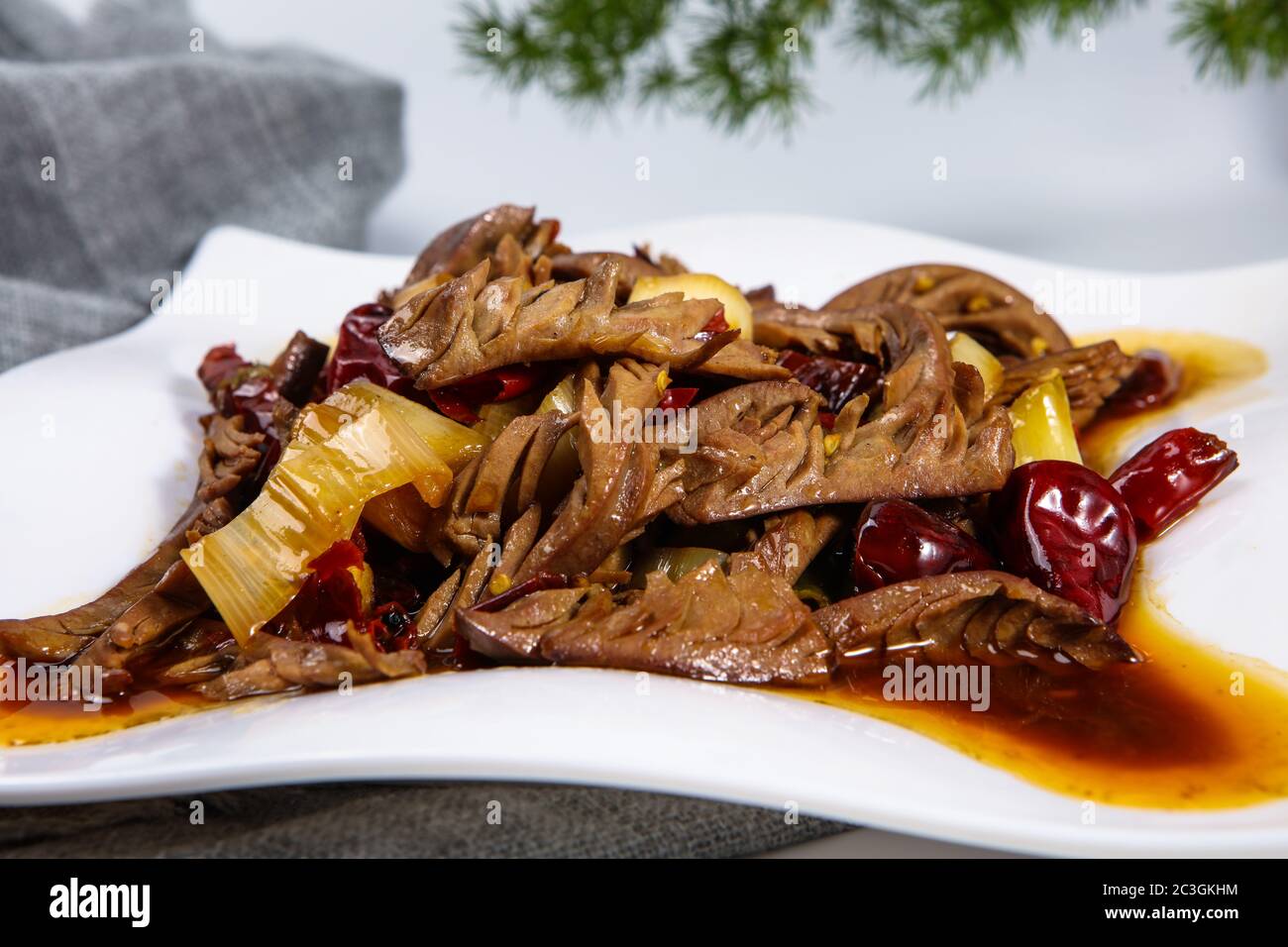 Chinese food is served kidneys Stock Photo Alamy