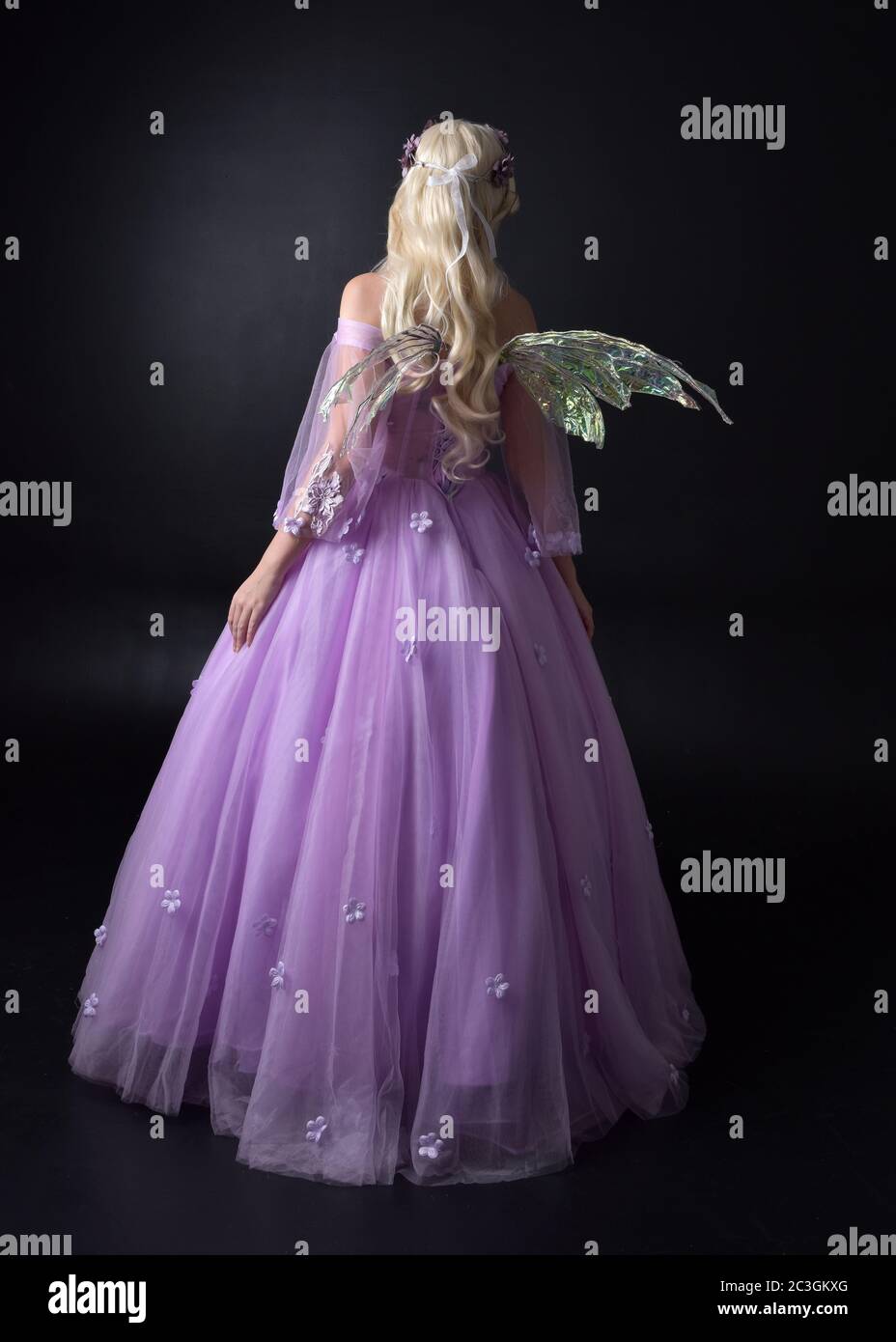 Evening ball gown hi-res stock 