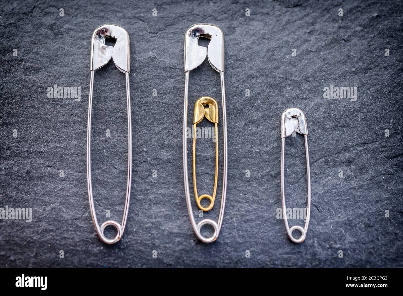 Baby Colored Safety Pins stock photo. Image of purple - 22967956