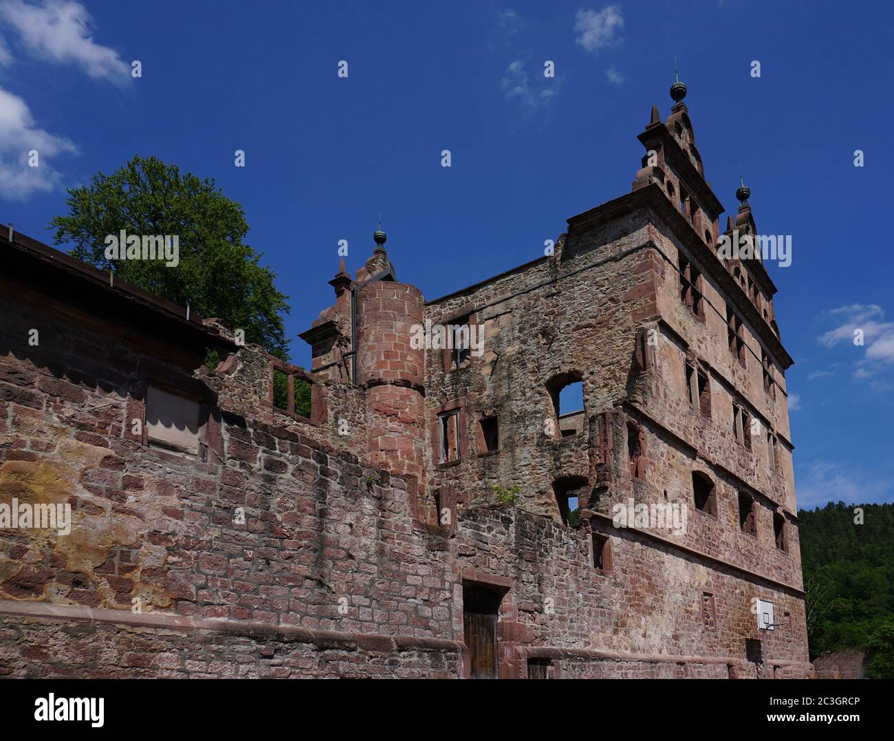 monastery ruin; Hirsau in the black forest, germany, hunting castle ...