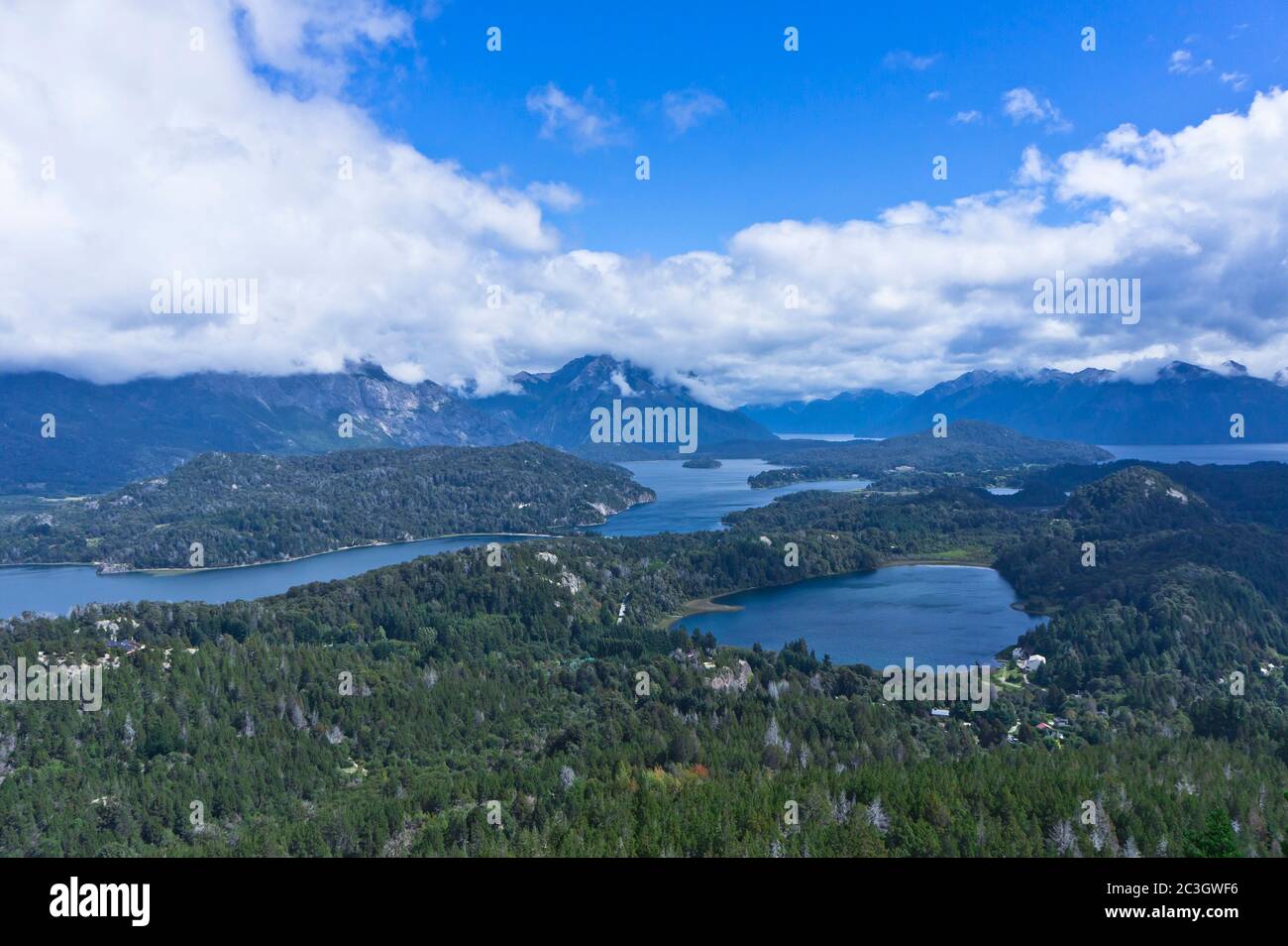 Natural landscape around San Carlos de Bariloche, Patagonia, Argentina  Stock Photo - Alamy