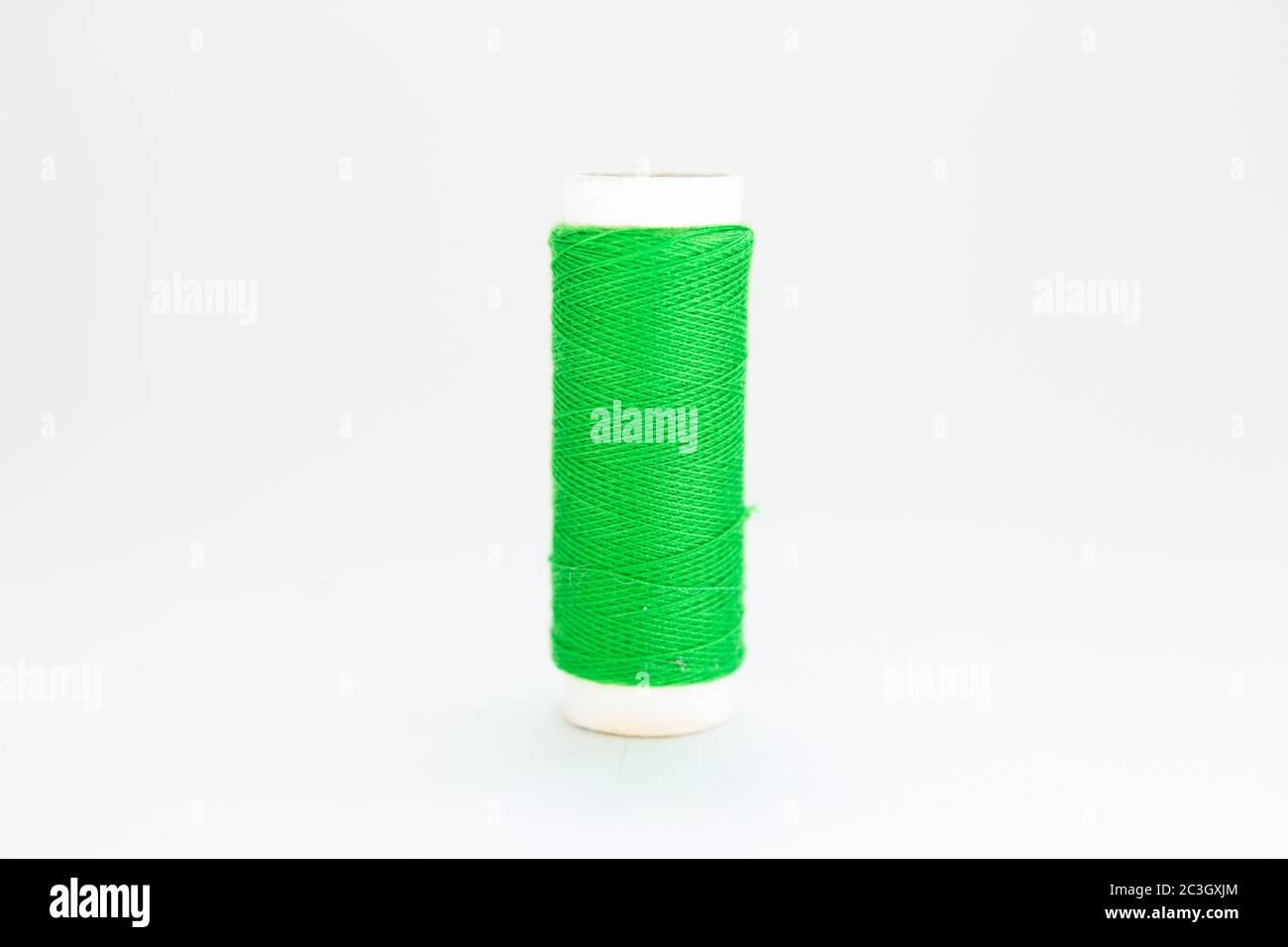 Green yarn thread one hi-res stock photography and images - Alamy