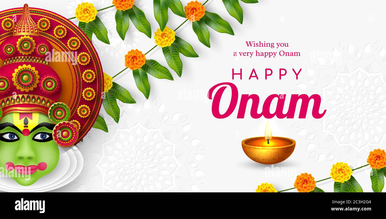 Onam festival background for South India Stock Vector Image & Art - Alamy