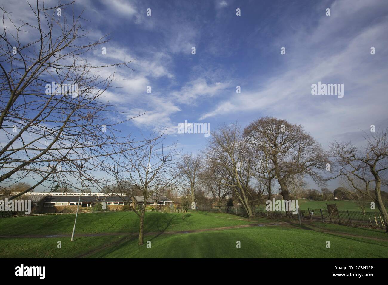 Cressingham Gardens estate in South London, England. Photo by Sam Mellish. Stock Photo