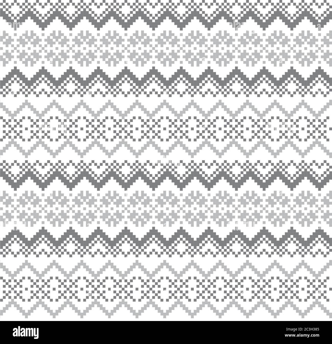 White Christmas fair isle pattern background for fashion textiles ...