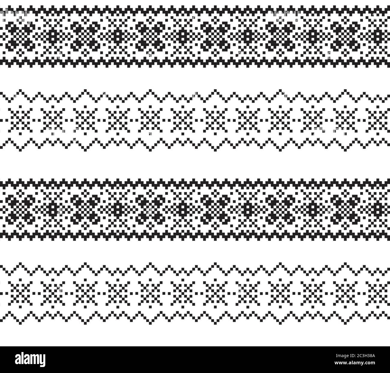 White Christmas fair isle pattern background for fashion textiles ...