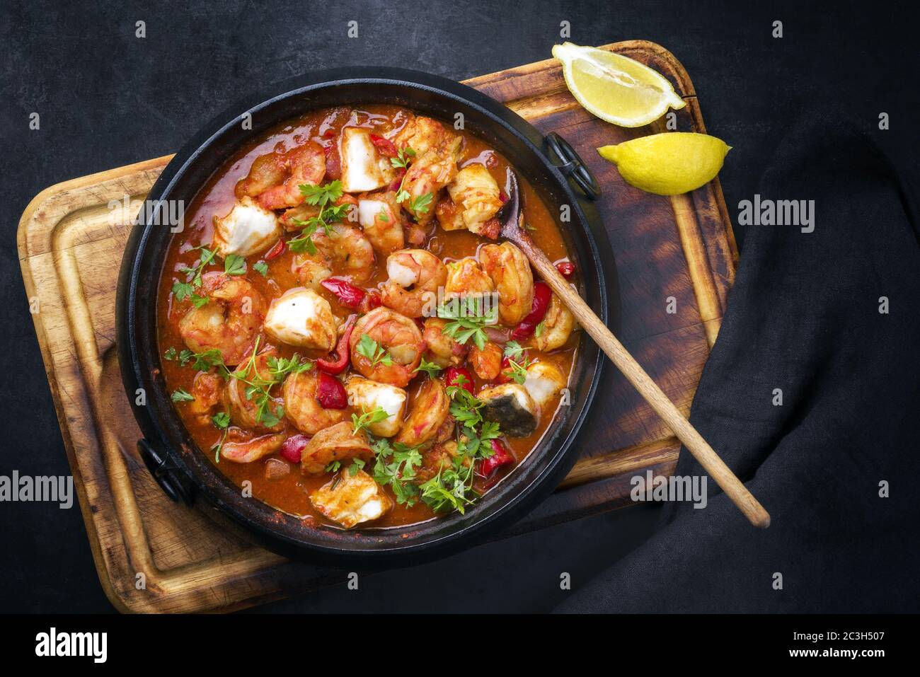 Traditional Native American fish stew