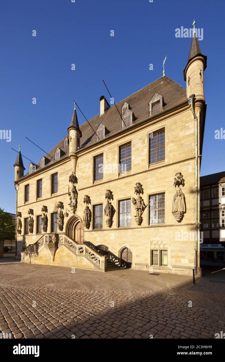 Town hall, signing place of the Westphalian Peace, Osnabrueck, Lower Saxony, Germany, Europe Stock Photo