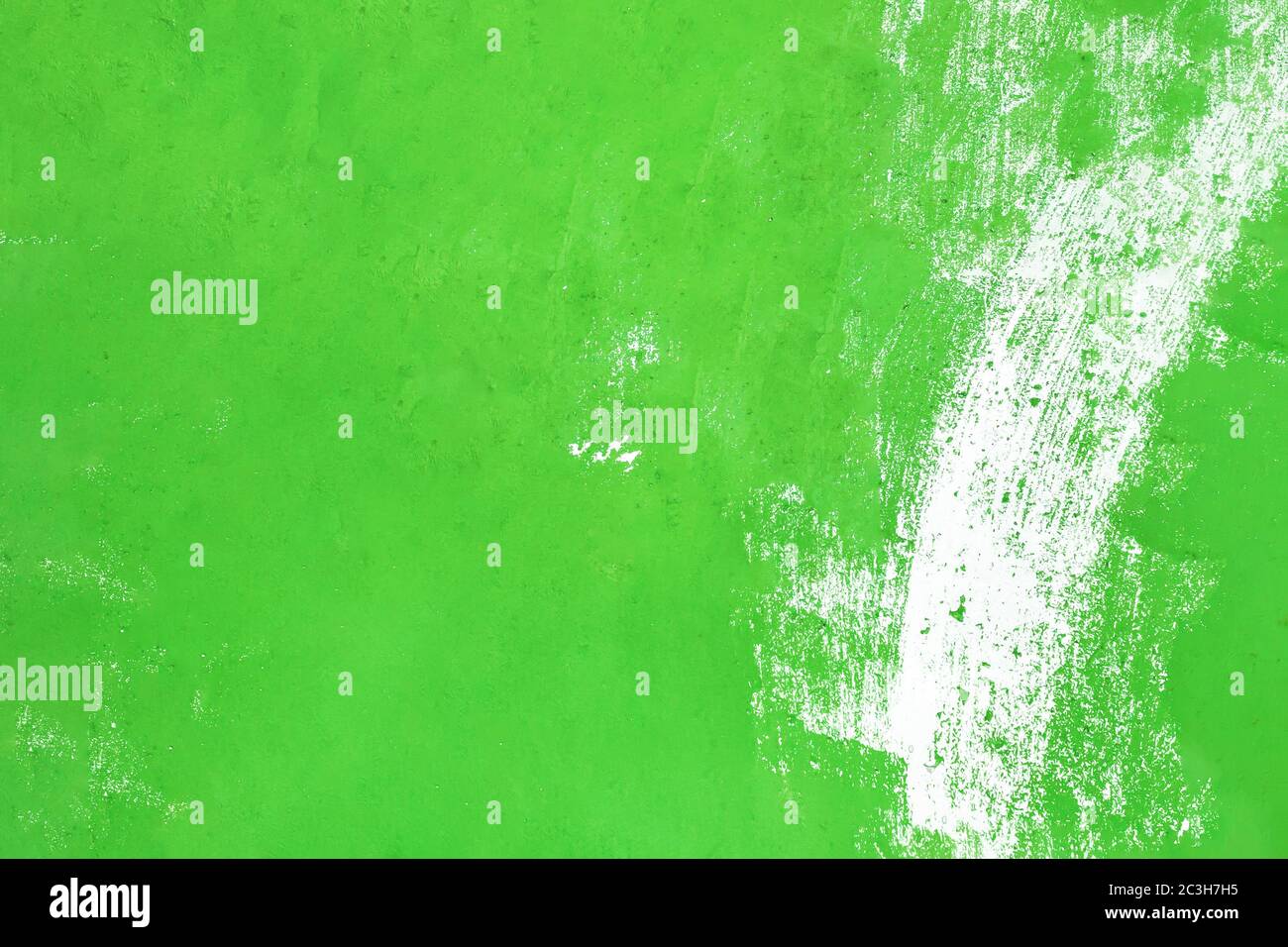 Green painted grunge texture Stock Photo