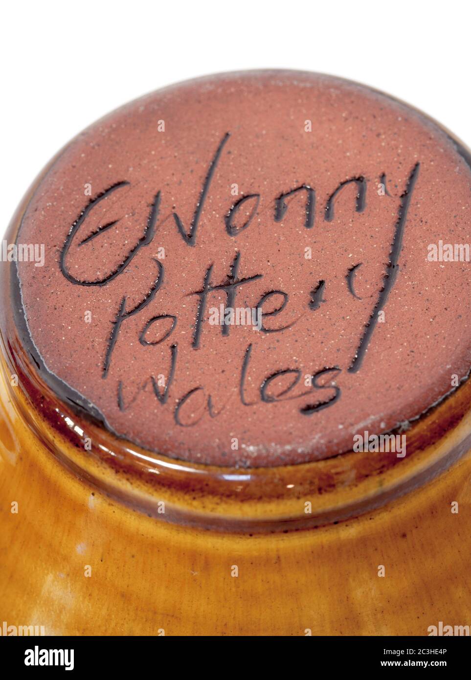 Welsh Ewenny Pottery Jug Stock Photo Alamy