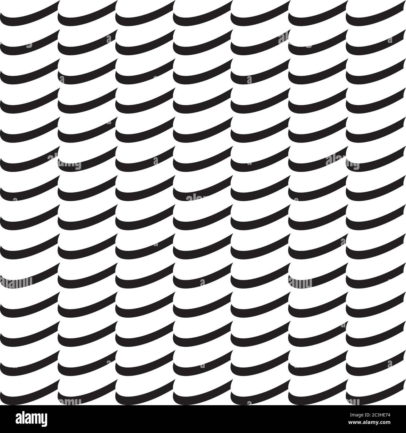 The motif of the sea waves. Abstract graphics. Vector Illustration. Stock Vector
