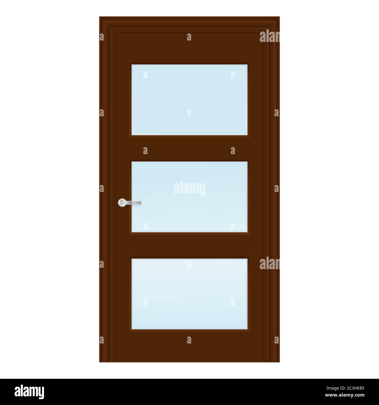 House glass door Stock Vector Images Alamy
