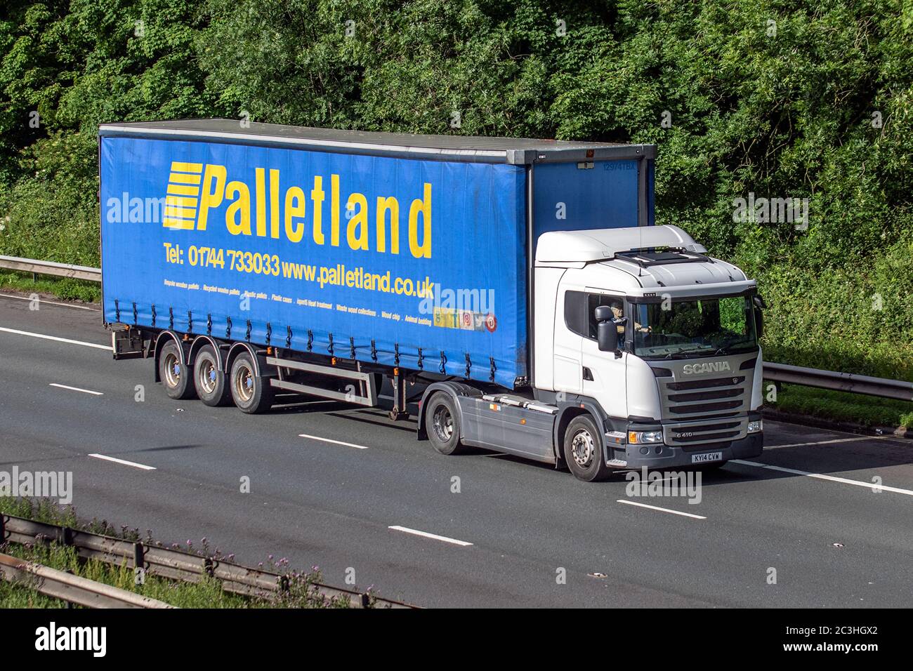 Palletland manufacture new used wooden pallets hires stock photography
