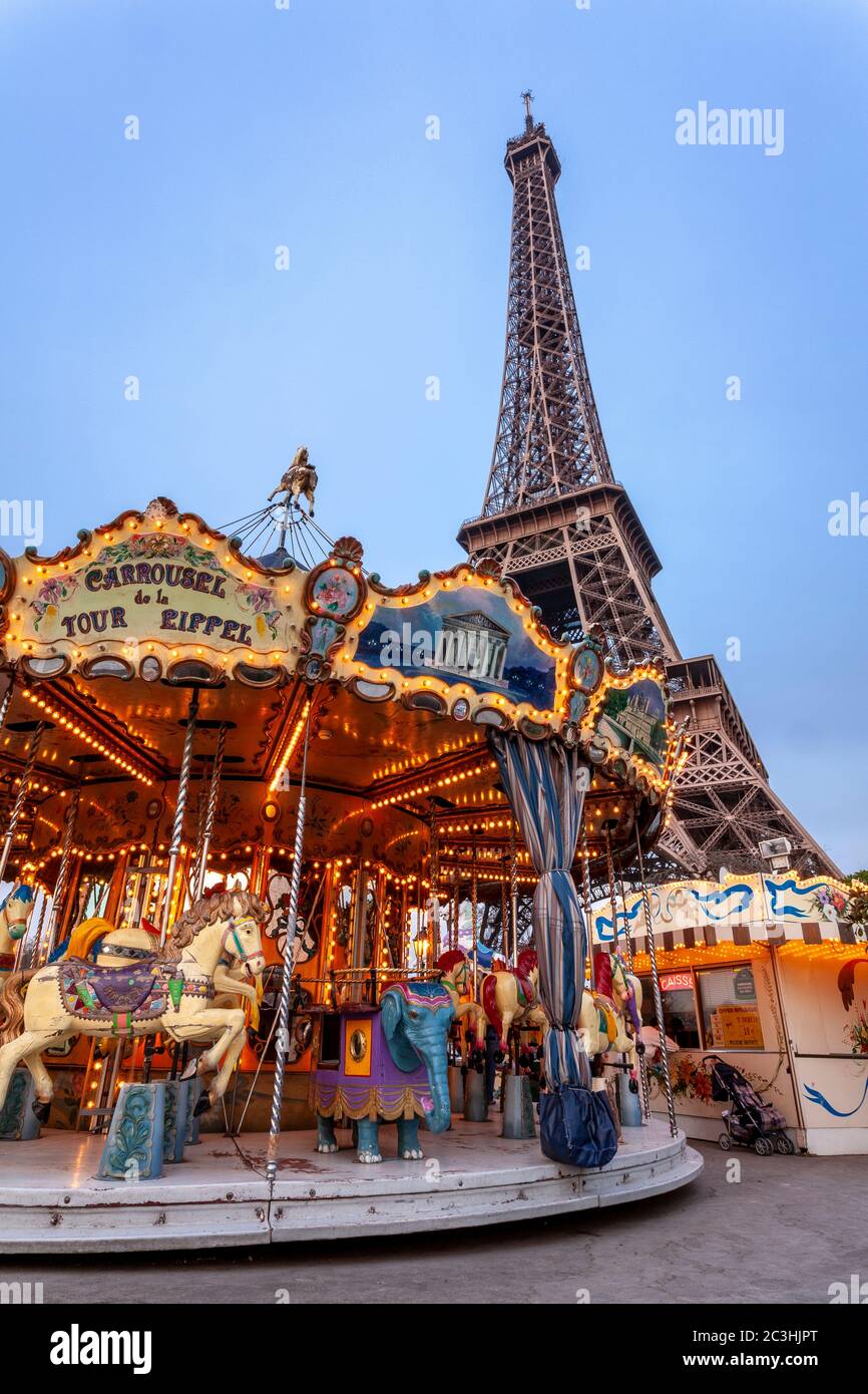 Eiffel Tower, Paris, France Stock Photo