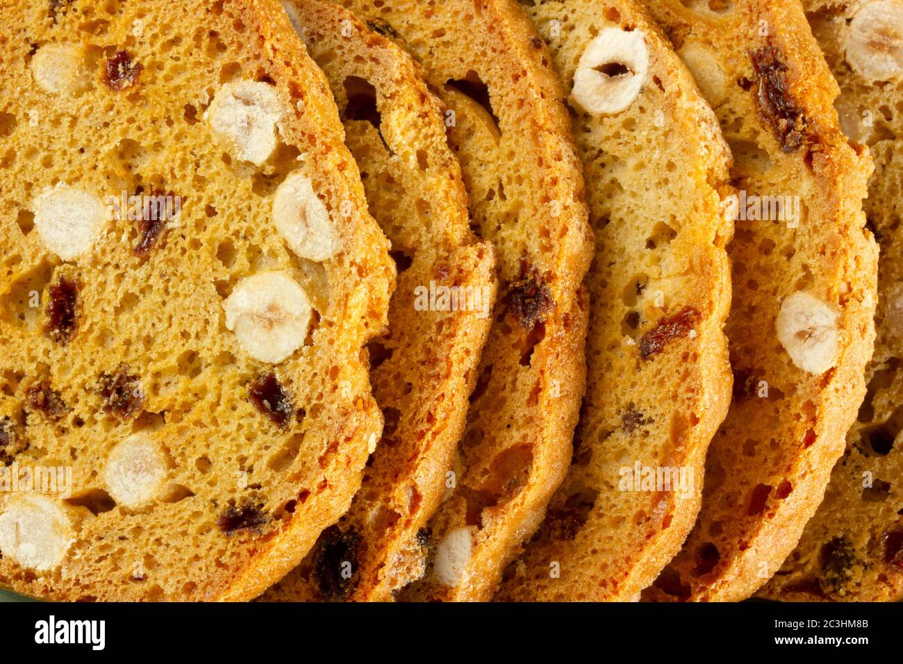 Crispy biscuits with fruit. Italian biscotti Stock Photo Alamy