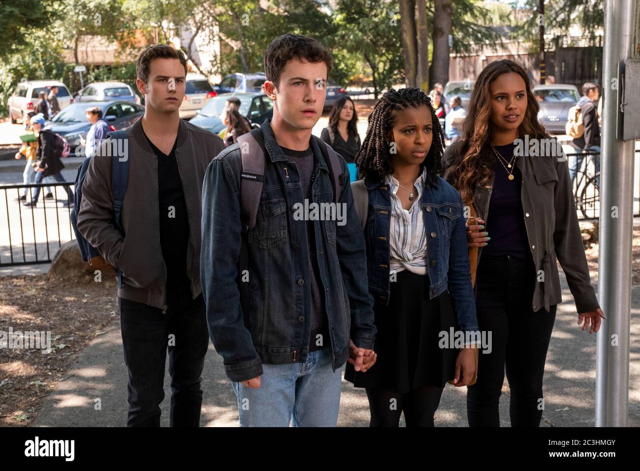 Brandon Flynn, Dylan Minnette, Grace Saif, Alisha Boe, “13 Reasons Why