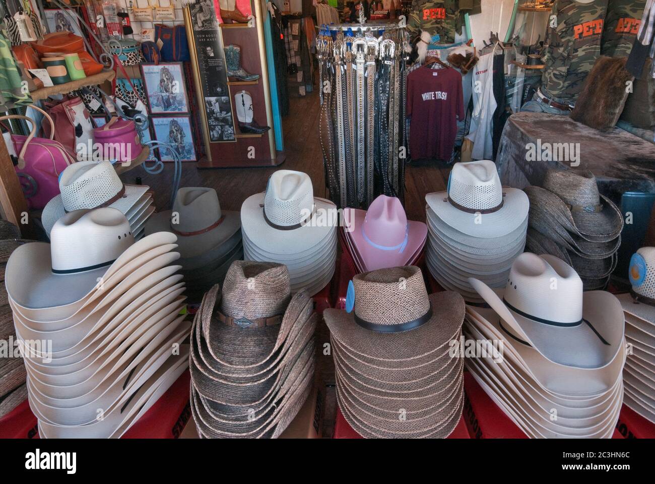 Cowboy hats on display hires stock photography and images Alamy