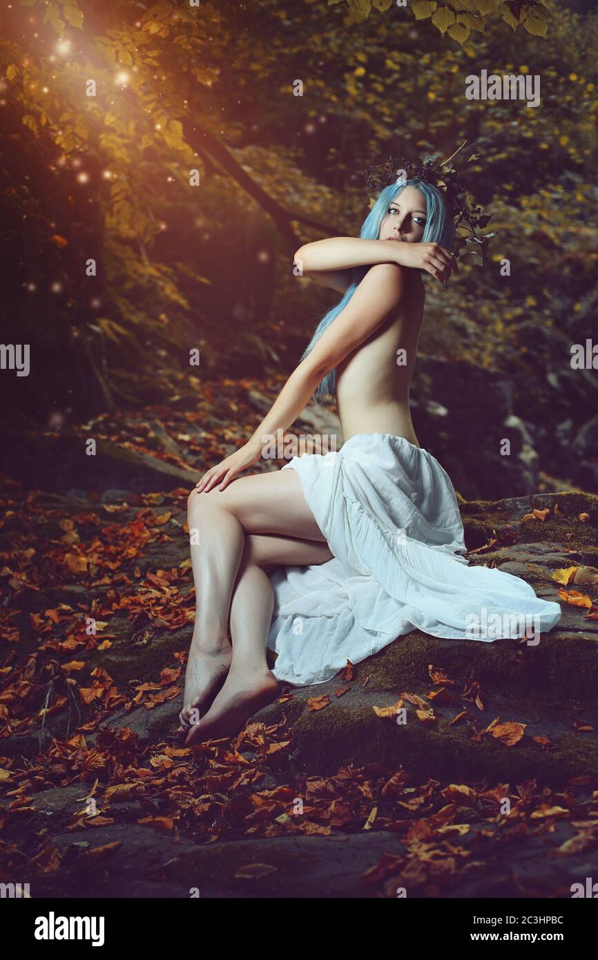 Queen of the fairies . Fantasy and myth Stock Photo