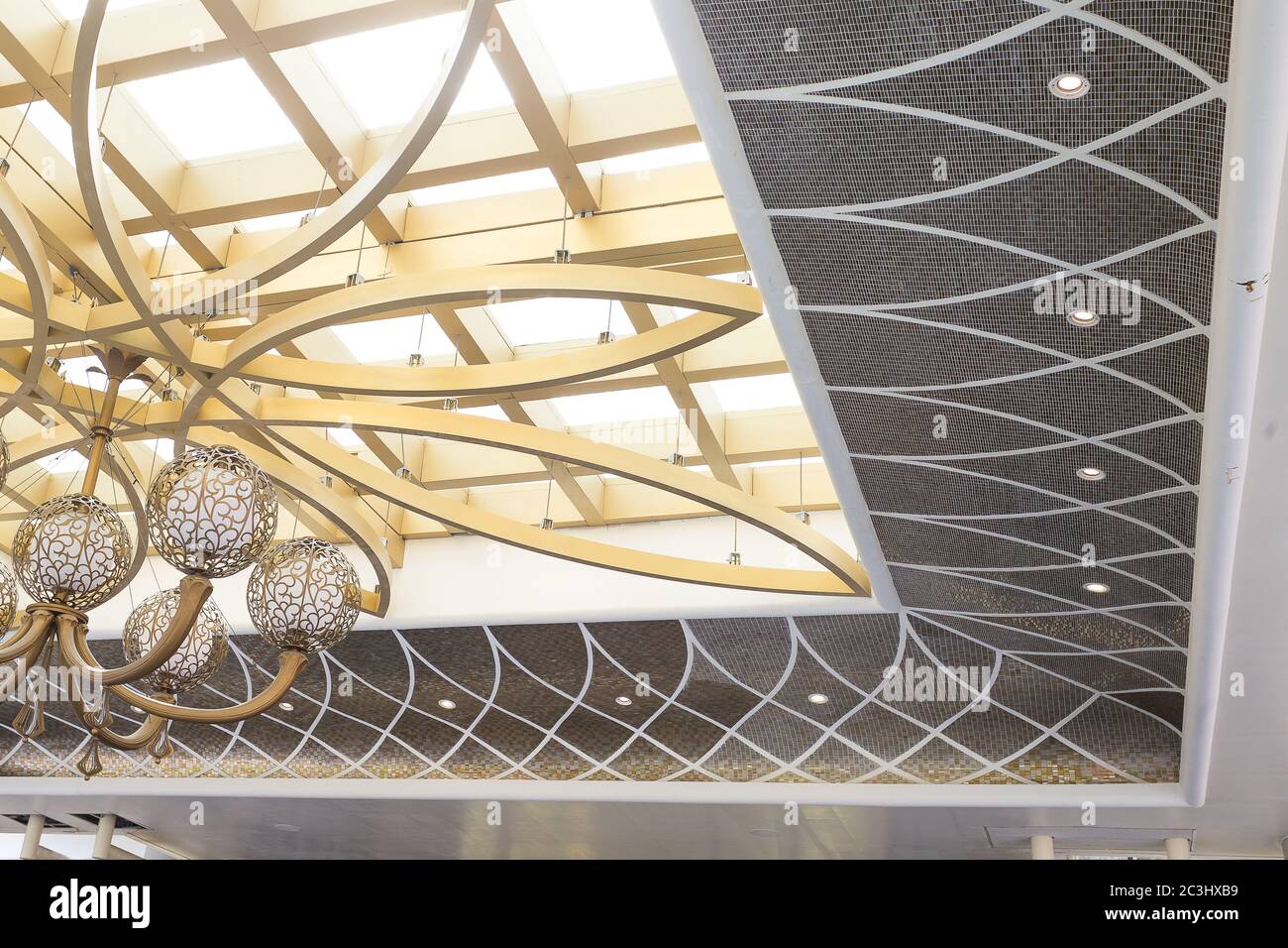Closeup shot beautiful ceiling hi-res stock photography and images - Alamy