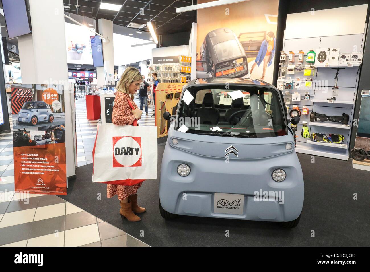 AMI BY CITROEN ,THE FRENCH ELECTRIC CAR Stock Photo Alamy