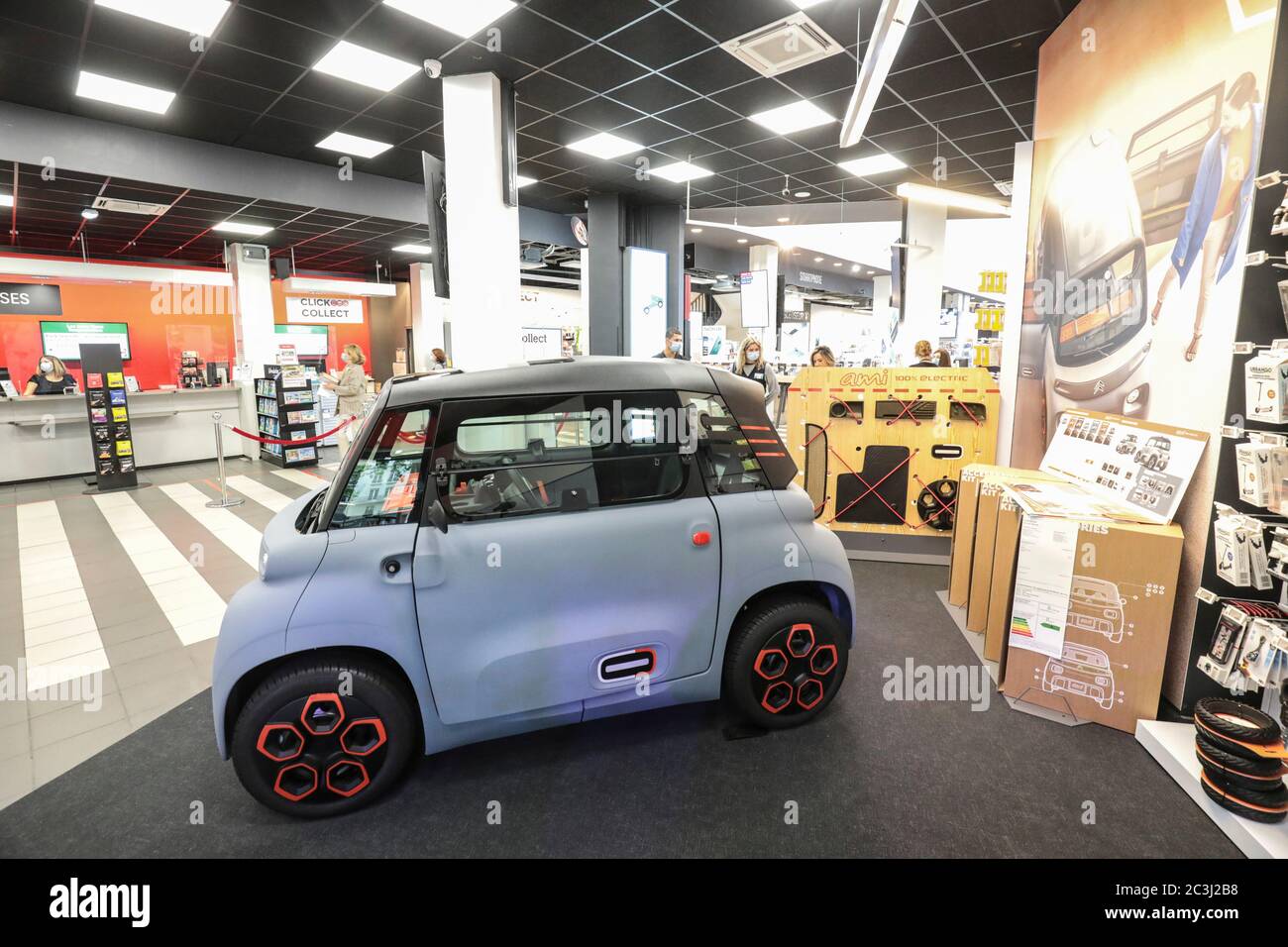 AMI BY CITROEN ,THE FRENCH ELECTRIC CAR Stock Photo Alamy