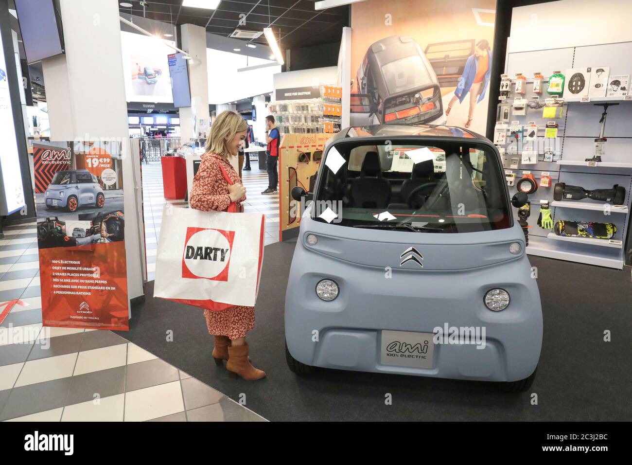 AMI BY CITROEN ,THE FRENCH ELECTRIC CAR Stock Photo Alamy