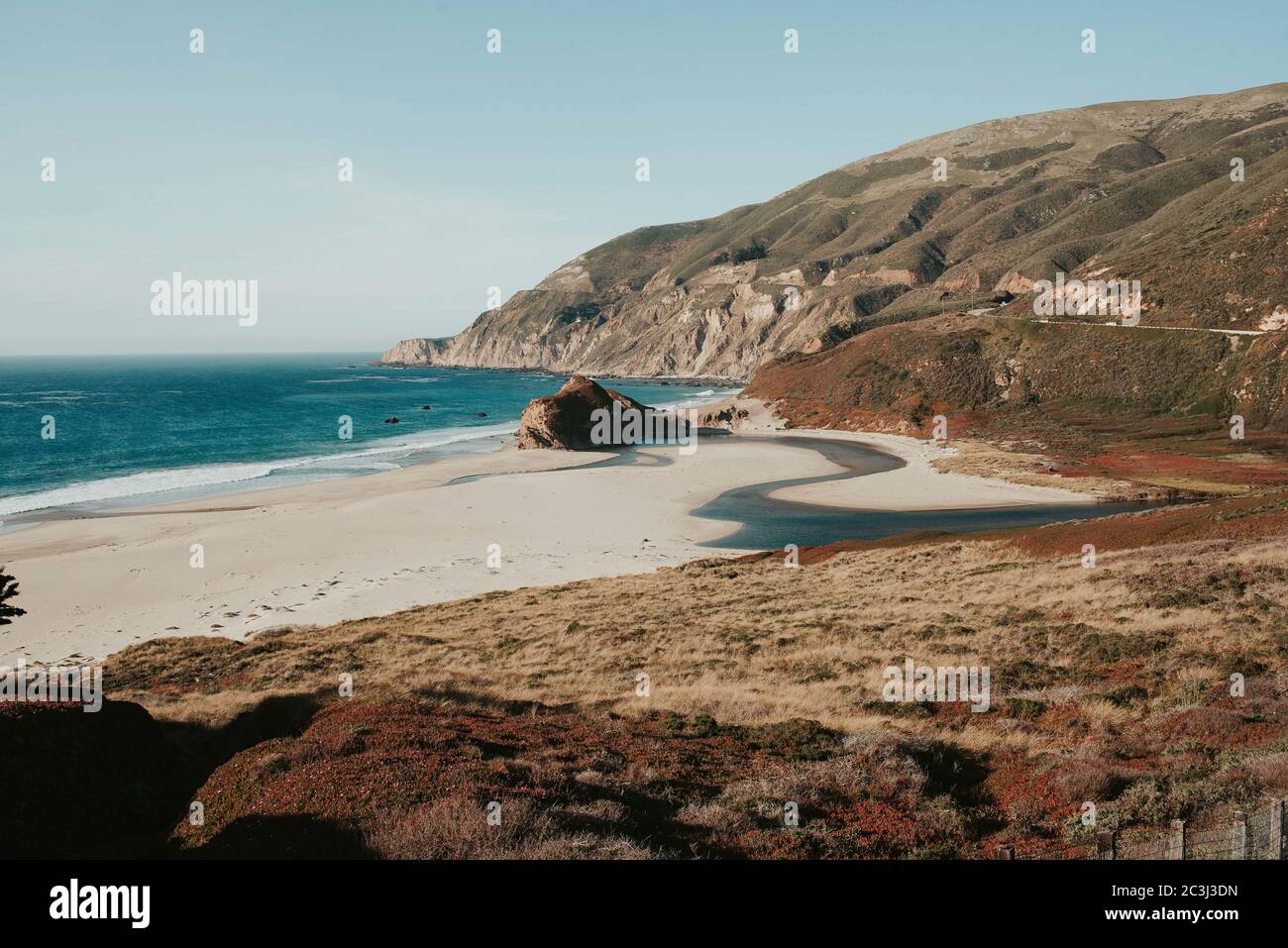 Inverness Rd Point Reyes Beautiful scenery of a Point Reyes National Seashore in Inverness, USA ...