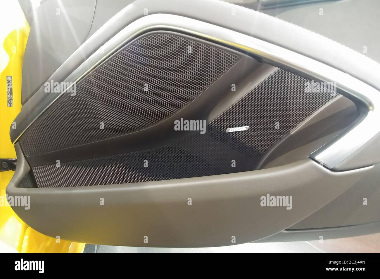 Moscow, Russia - May 07, 2019: Musical speakers of Bose premium audio system  in a Porsche 911 car door. Close-up Stock Photo - Alamy