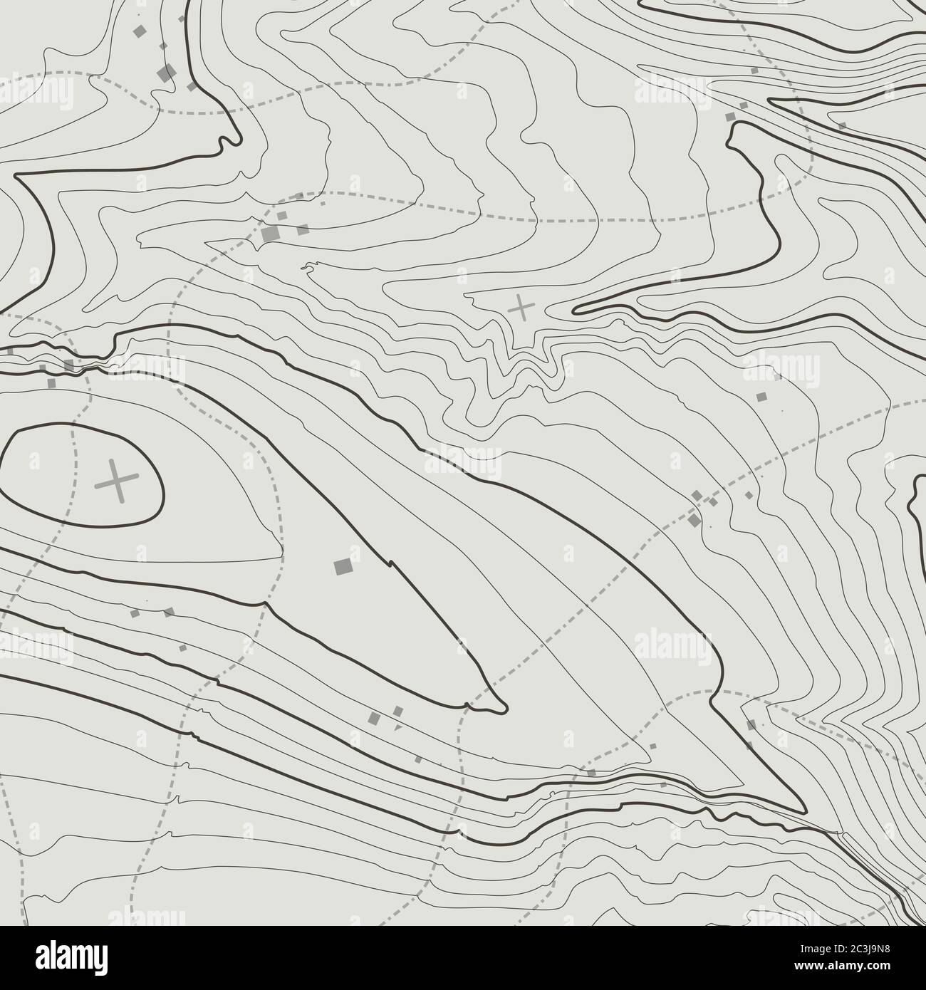 Topographic map background concept with space for your copy. Topography lines art contour , mountain hiking trail , Shape vector design. Computer Stock Vector