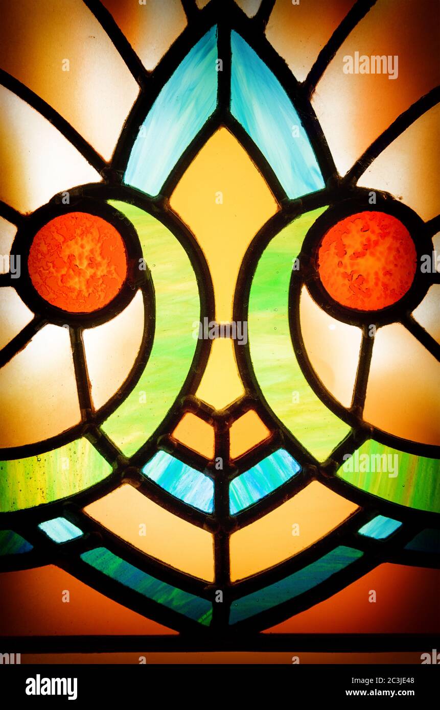 Detail Of An Old 19s Style Art Deco Window Colourful Stained Glass Texture With Vignette Stock Photo Alamy Detail Of An Old 19s Style Art Deco Window Colourful Stained Glass Texture With Vignette Stock Photo Alamy