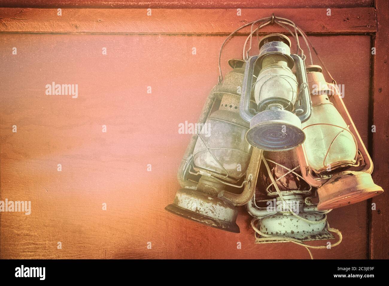 Old barn lanterns hi-res stock photography and images - Alamy