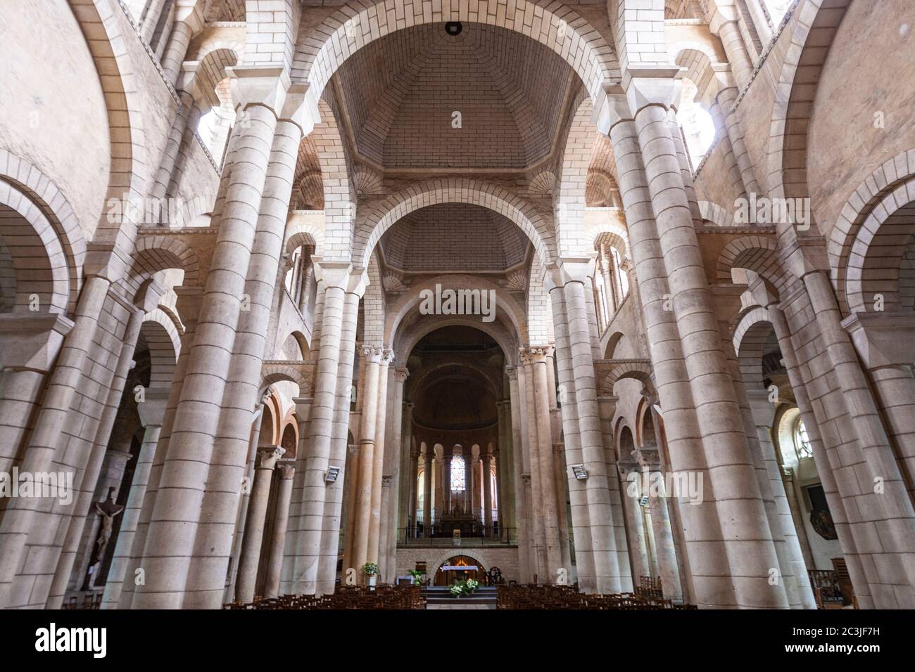 Interior of Église SaintHilaire Le Grand, Poitiers, NouvelleAquitaine