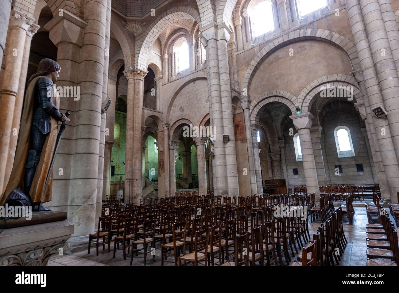 Interior of Église SaintHilaire Le Grand, Poitiers, NouvelleAquitaine
