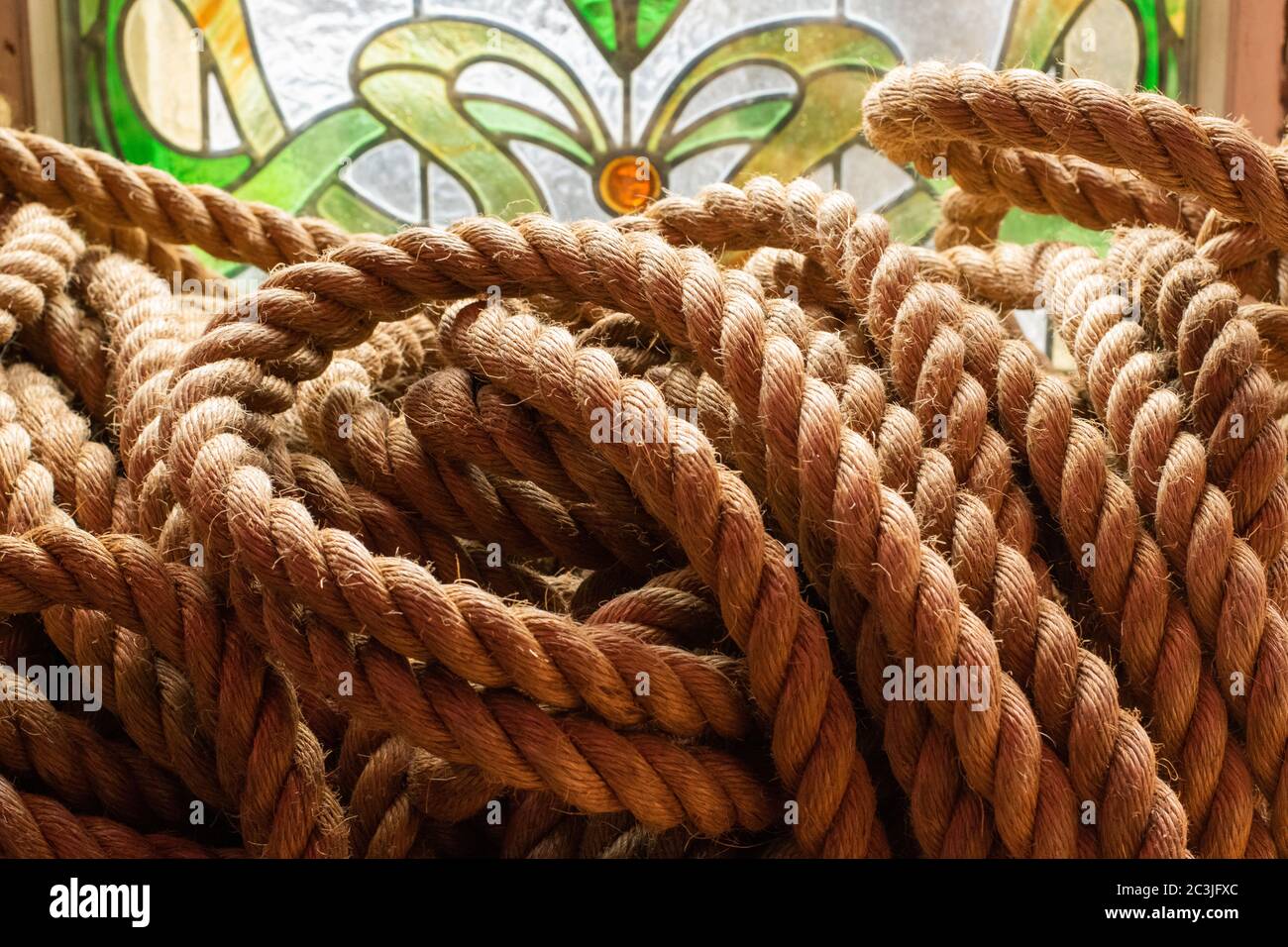 Stained rope hi-res stock photography and images - Alamy