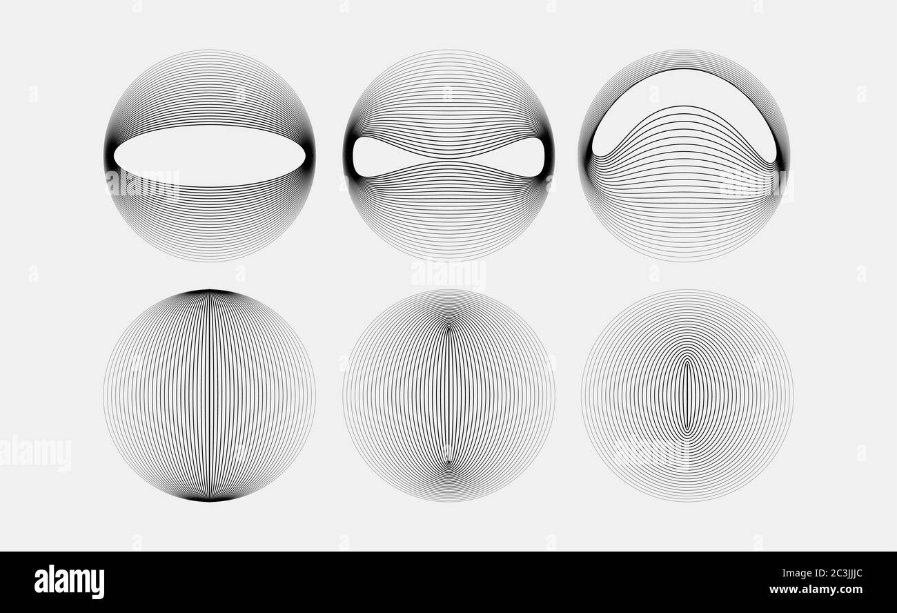 Concentric circle vector illustration. Abstract shape geometric design ...