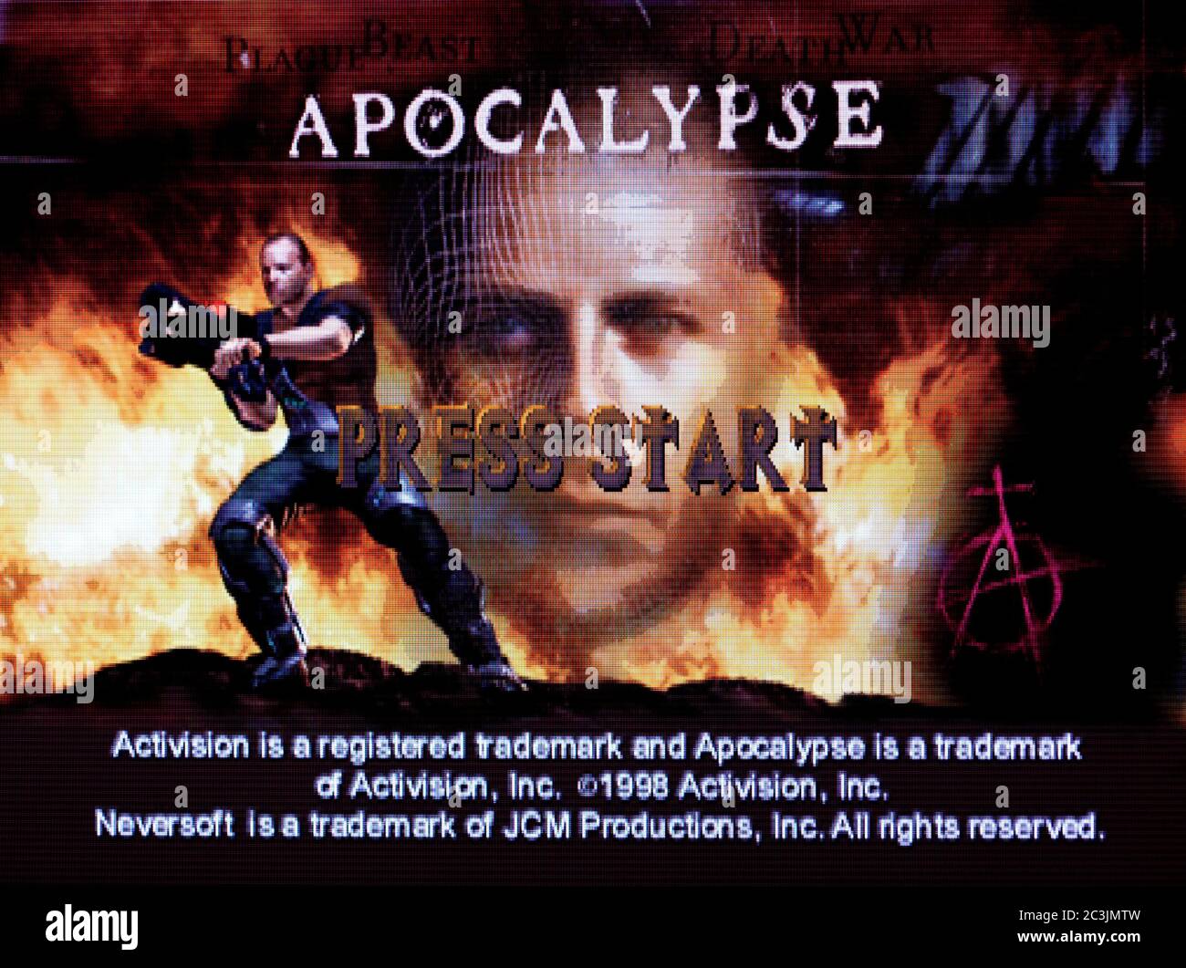 Apocalypse - Sony Playstation 1 PS1 PSX - Editorial use only Stock Photo
