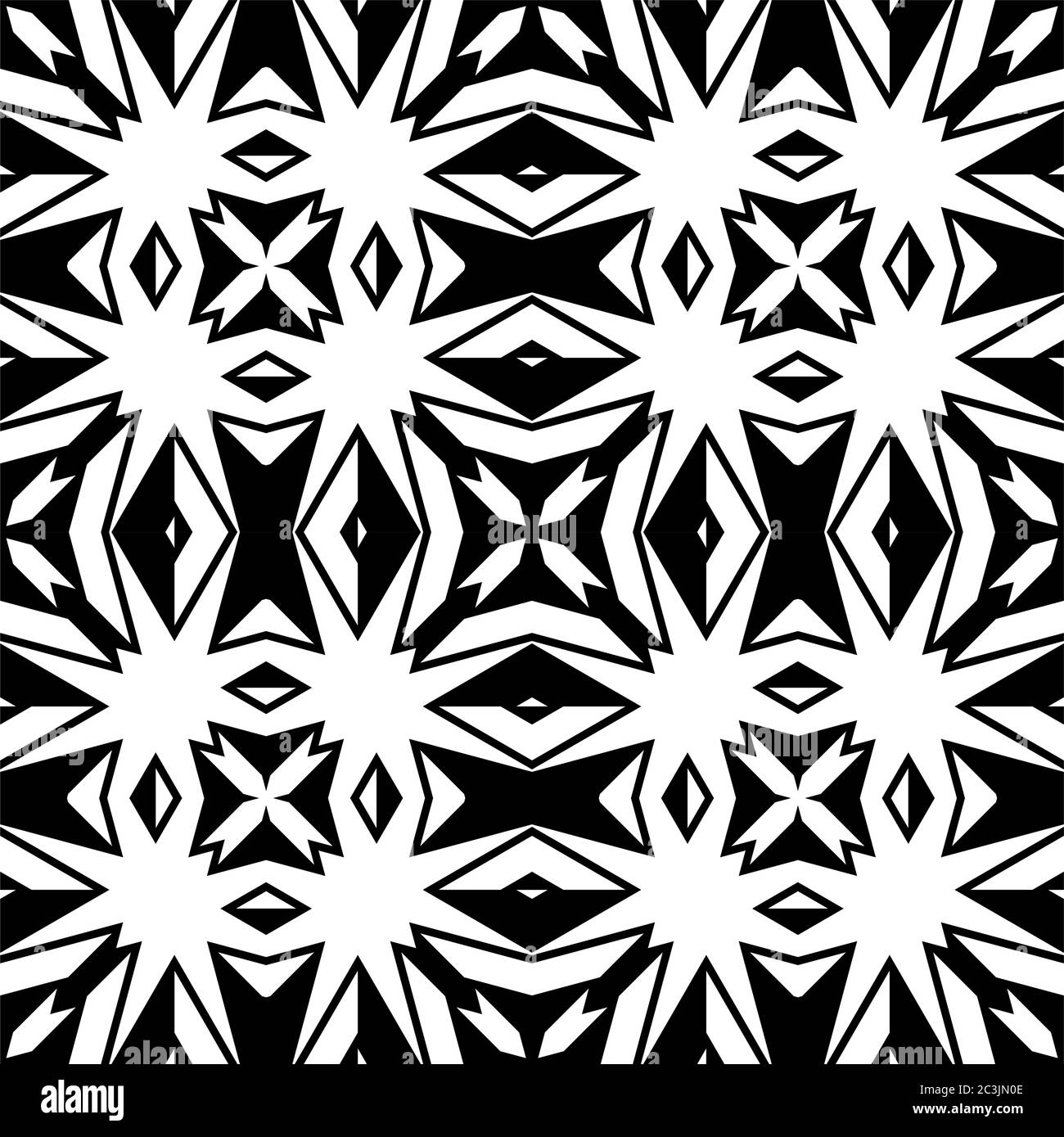 Geometric Seamless Pattern Vector Illustration Stock Vector Image & Art ...