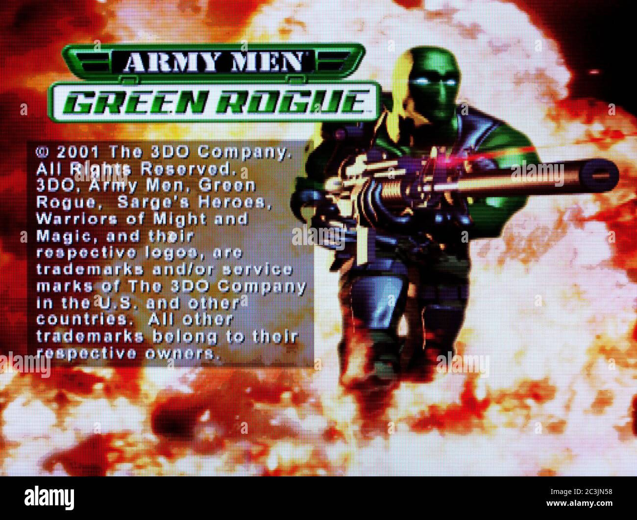Army Men Green Rogue - Sony Playstation 1 PS1 PSX - Editorial use only  Stock Photo - Alamy