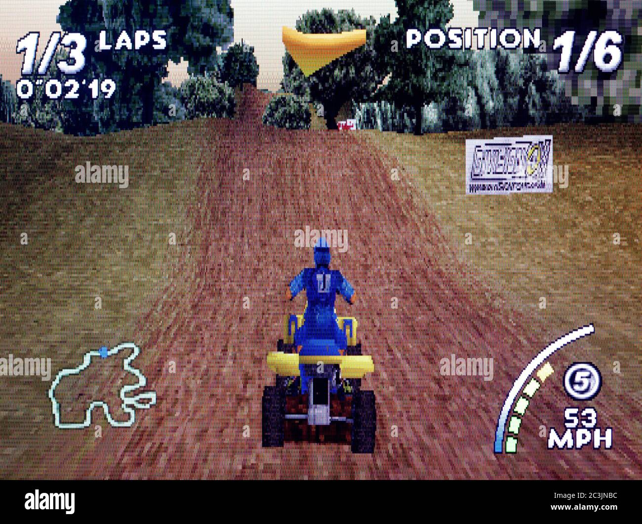ATV Quad Power Racing Sony Playstation 1 PS1 PSX Editorial use only