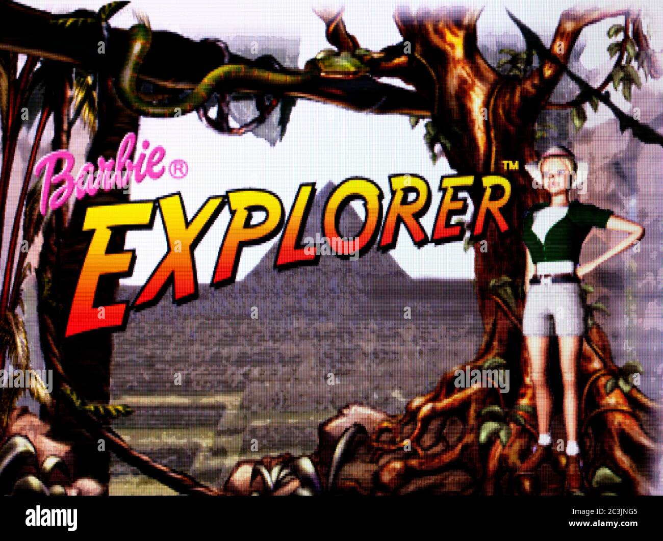 Barbie Explorer - Sony Playstation 1 PS1 PSX - Editorial use only Stock Photo