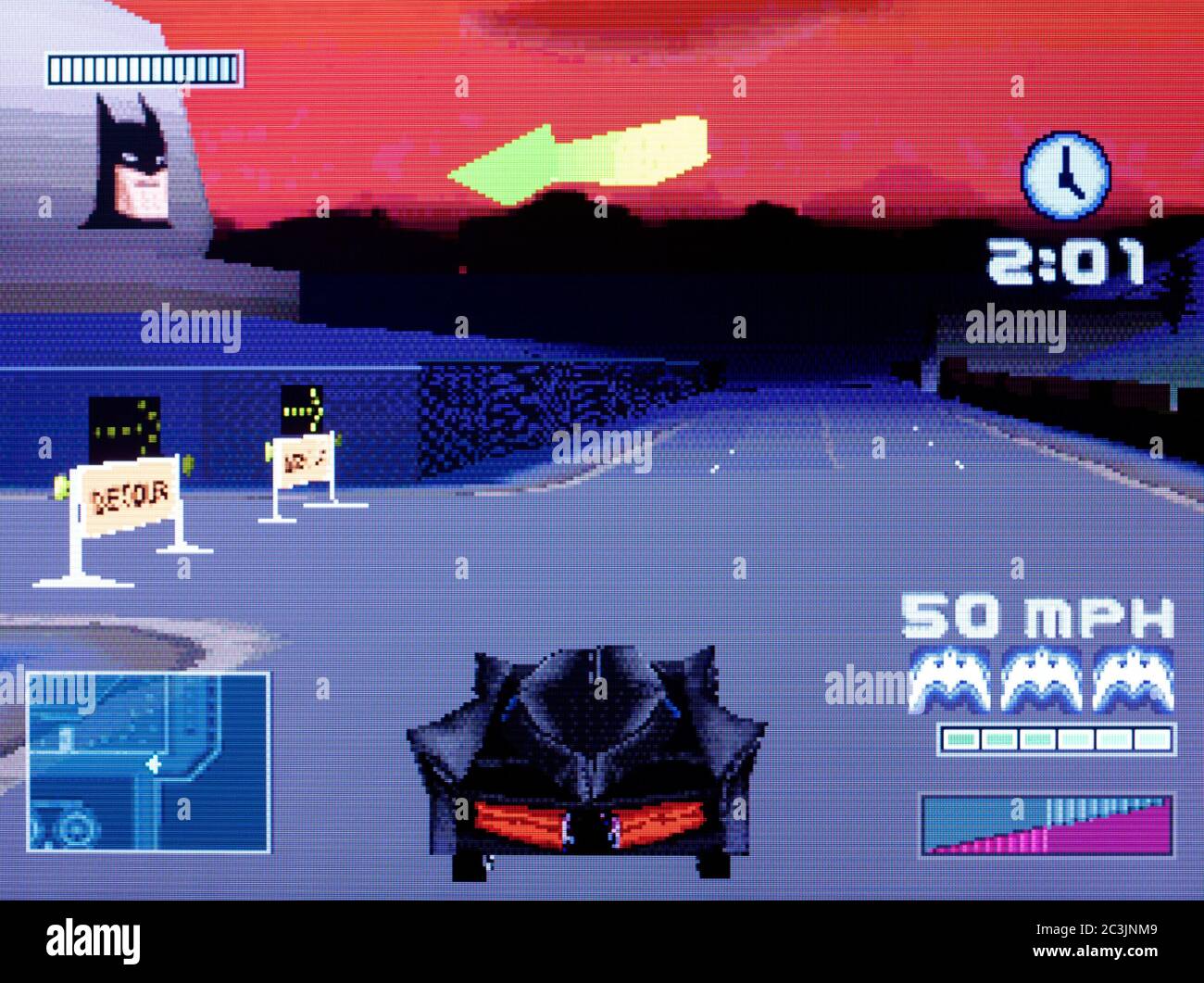 Batman Gotham City Racer - Sony Playstation 1 PS1 PSX - Editorial use only  Stock Photo - Alamy