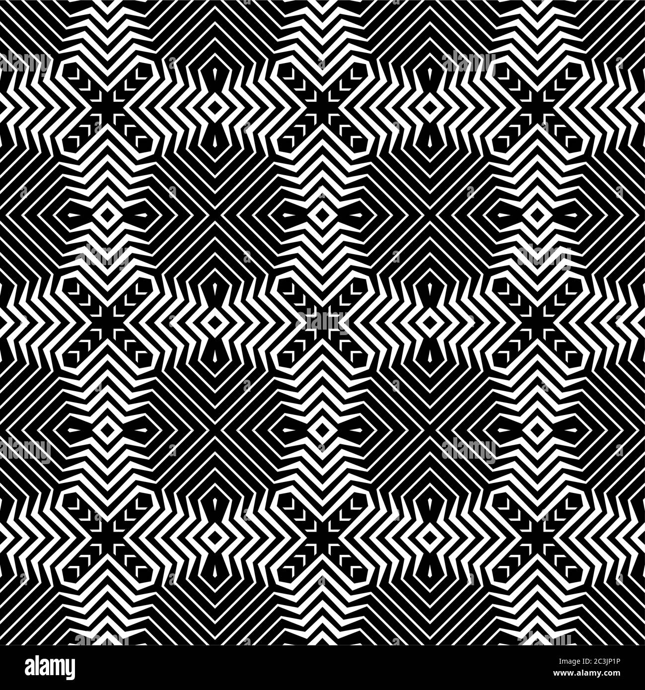 Geometric Seamless Pattern Vector Illustration Stock Vector Image & Art ...