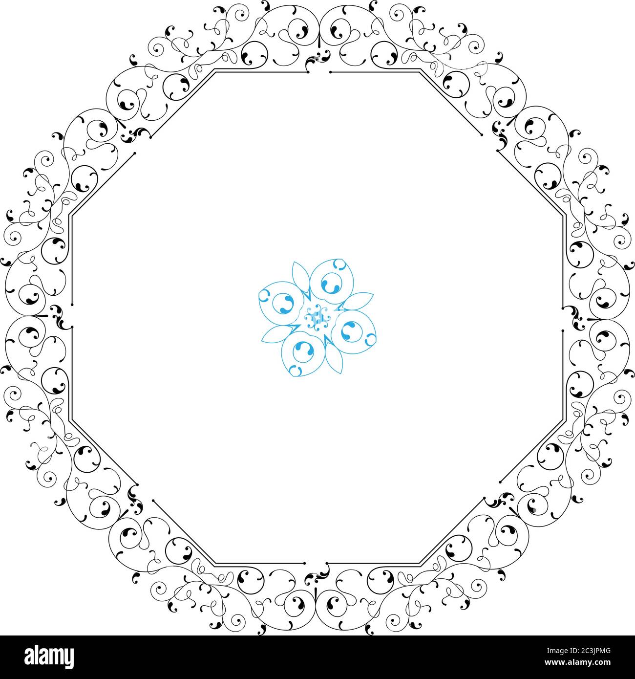 Frame Border Design Vector Illustration Stock Vector Image & Art - Alamy
