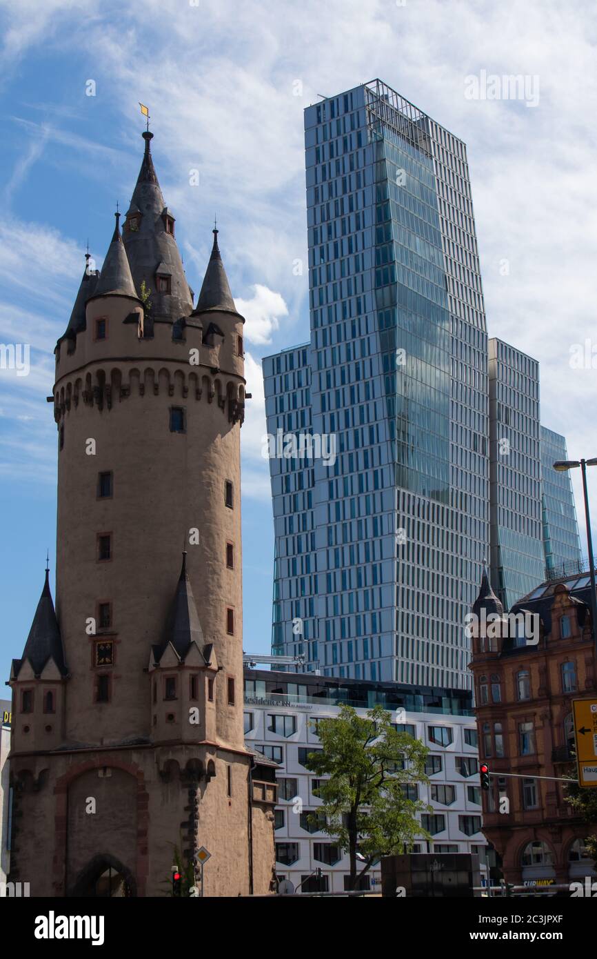 Nextower und eschenheimer turm hi-res stock photography and images - Alamy