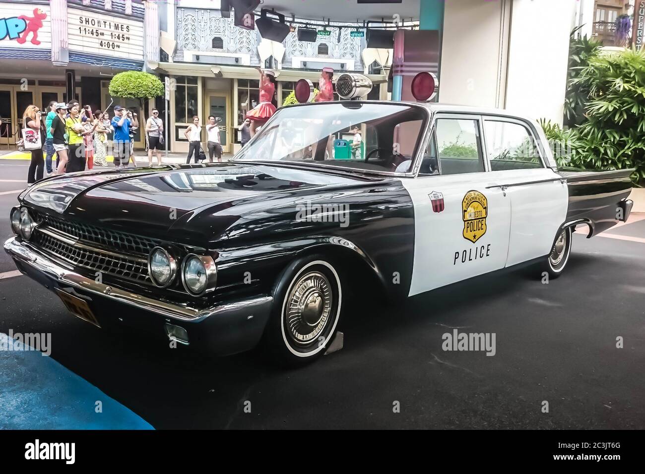 Singapore hollywood police car hi-res stock photography and images - Alamy