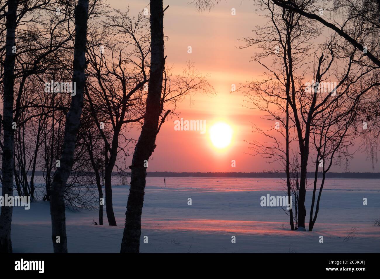 Cool sunset scene hi-res stock photography and images - Alamy