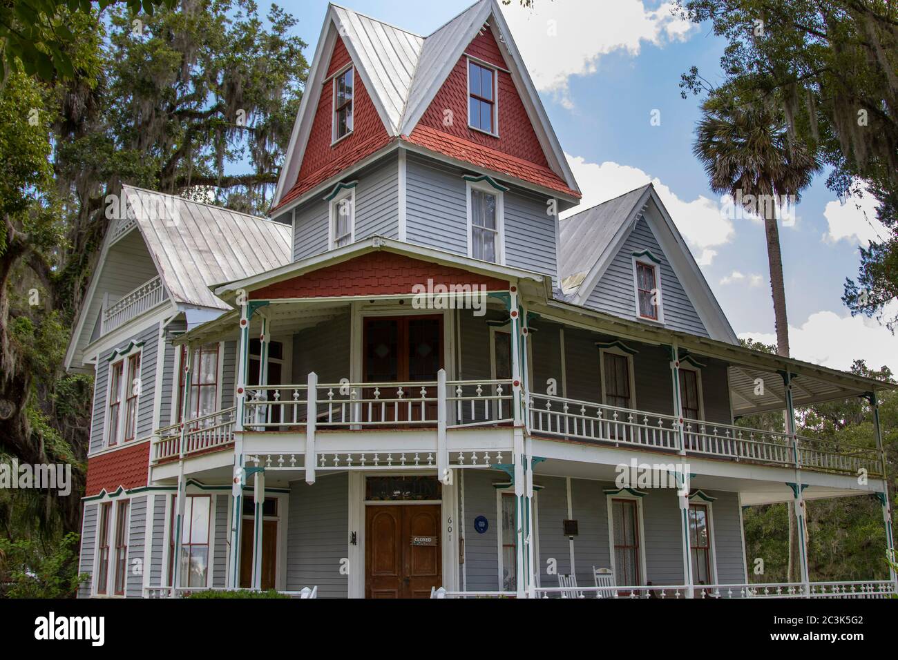 The historic MayStringer Victorian house from the mid1800s in