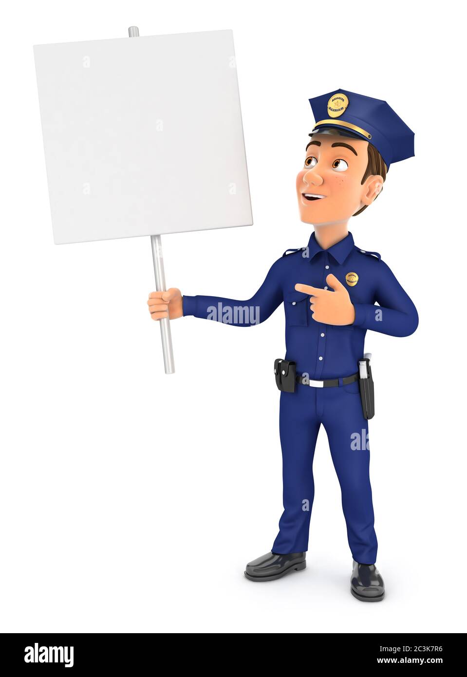 Police force cartoon Cut Out Stock Images & Pictures - Alamy