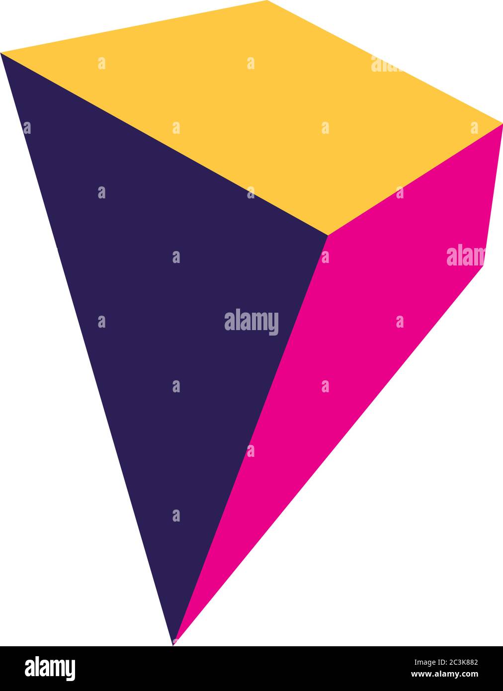 geometric and abstract 3d pyramid flat style icon design, and figure ...